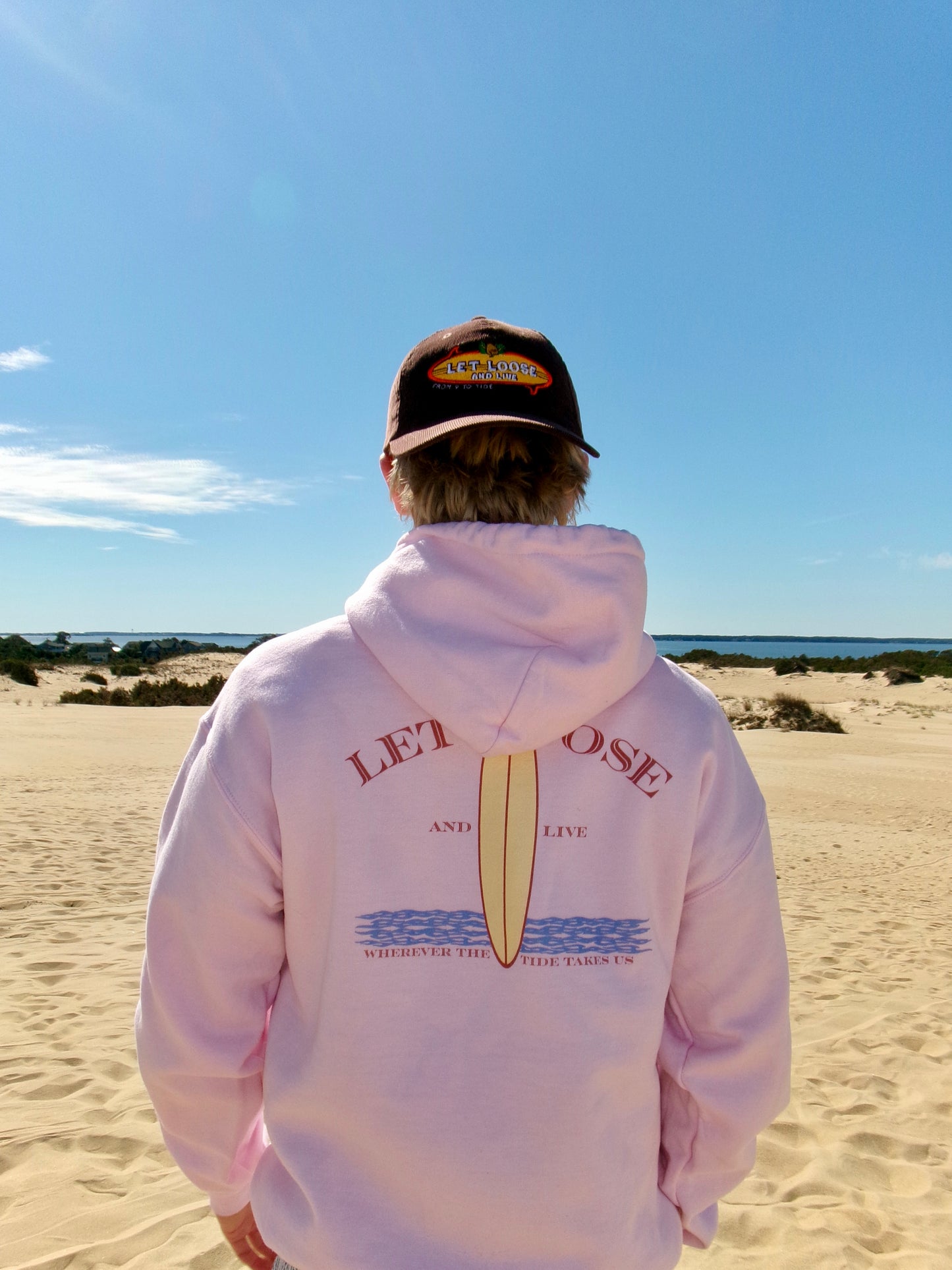 Wherever The Tide Takes Us Surfer Hoodie