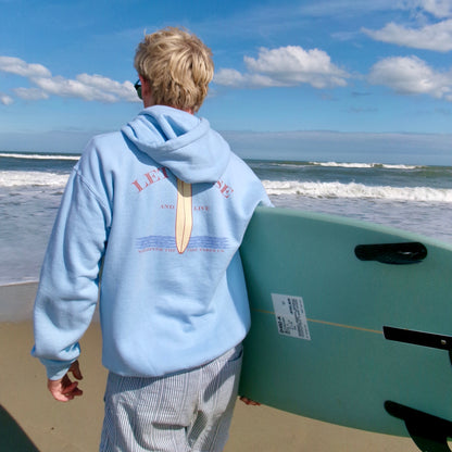 Wherever The Tide Takes Us Surfer Hoodie