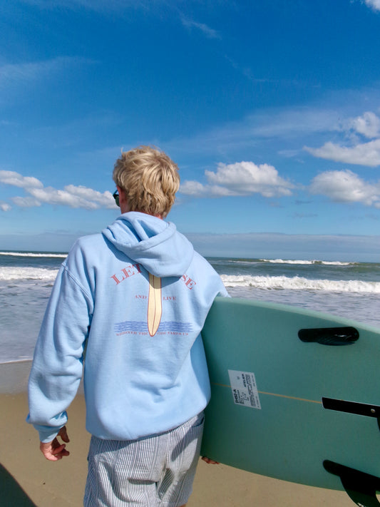 Wherever The Tide Takes Us Surfer Hoodie