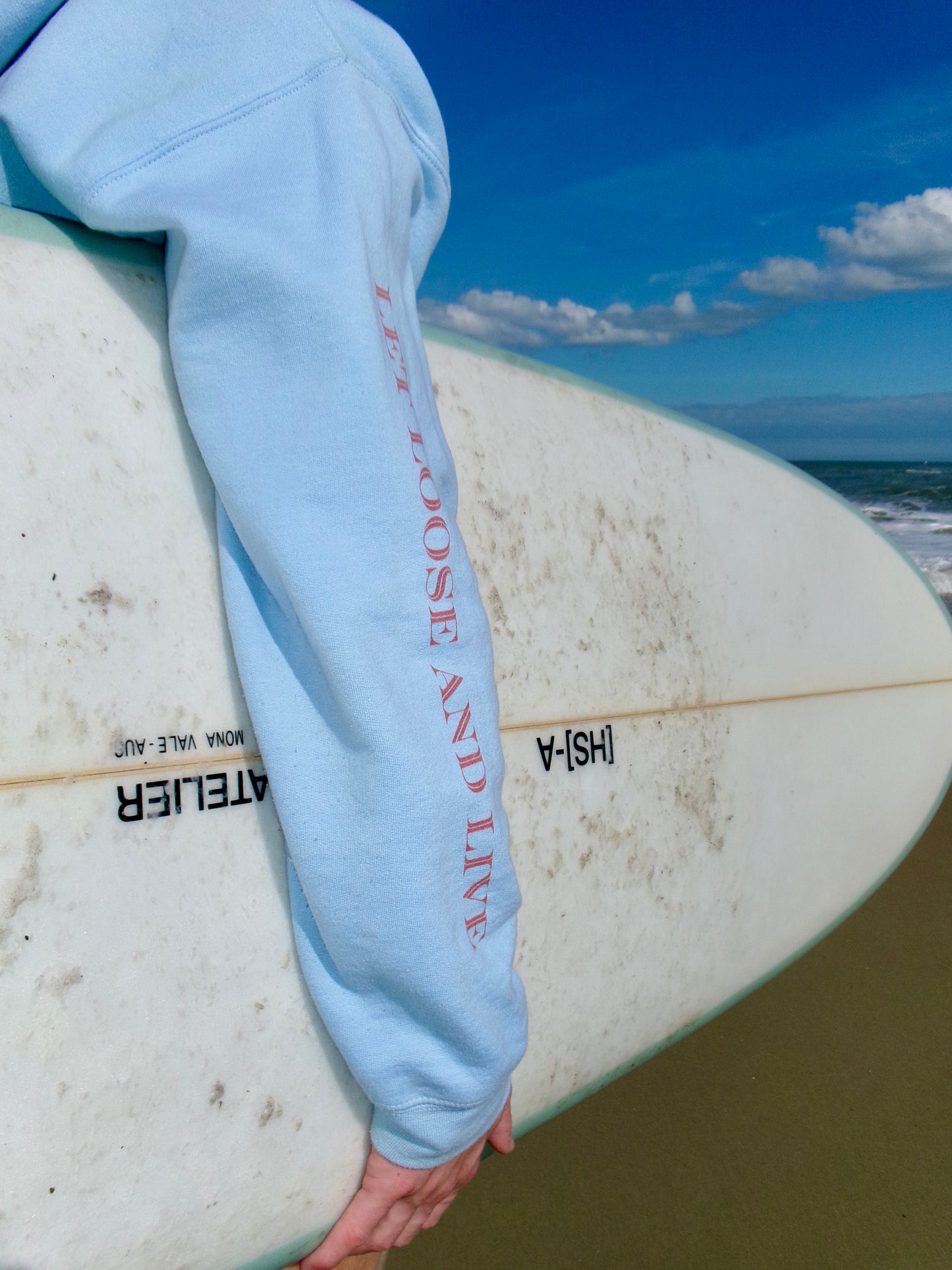 Wherever The Tide Takes Us Surfer Hoodie