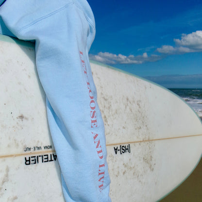 Wherever The Tide Takes Us Surfer Hoodie