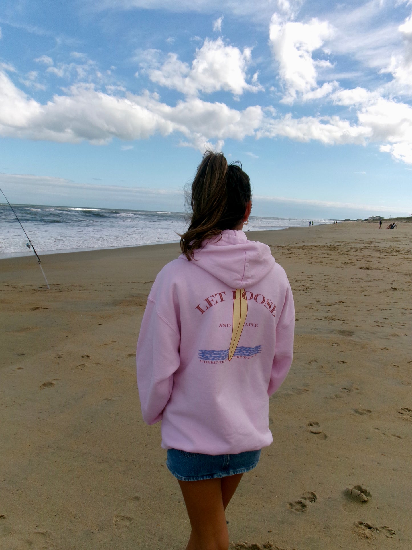 Wherever The Tide Takes Us Surfer Hoodie