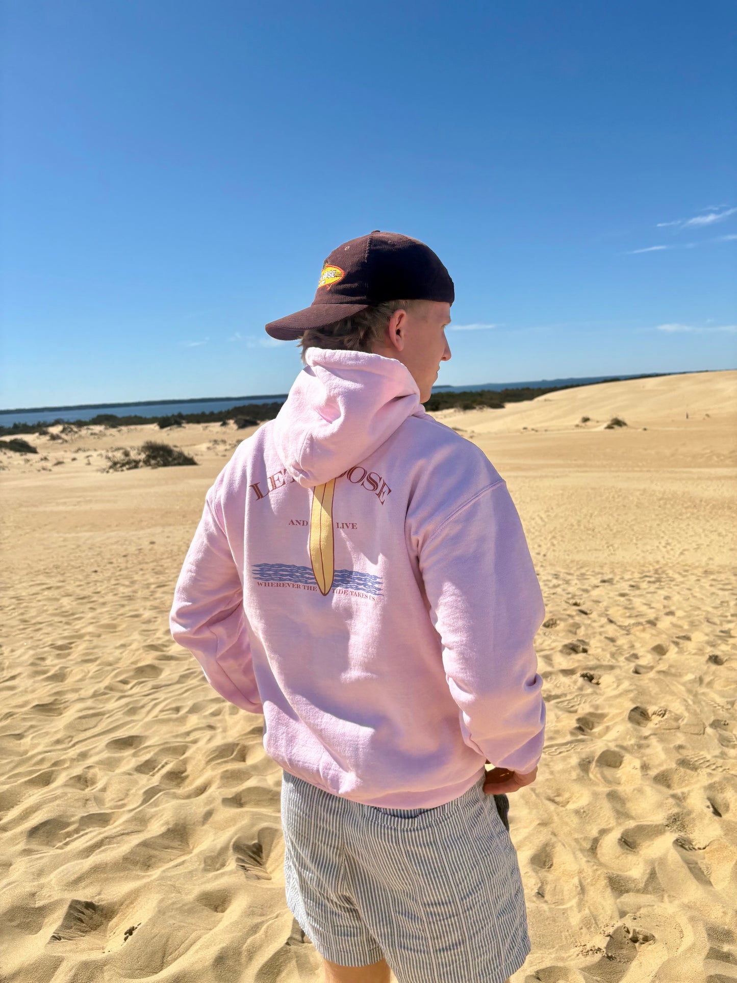 Wherever The Tide Takes Us Surfer Hoodie