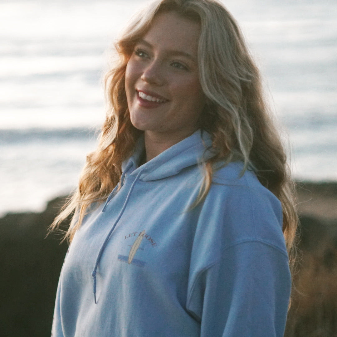 Wherever The Tide Takes Us Surfer Hoodie