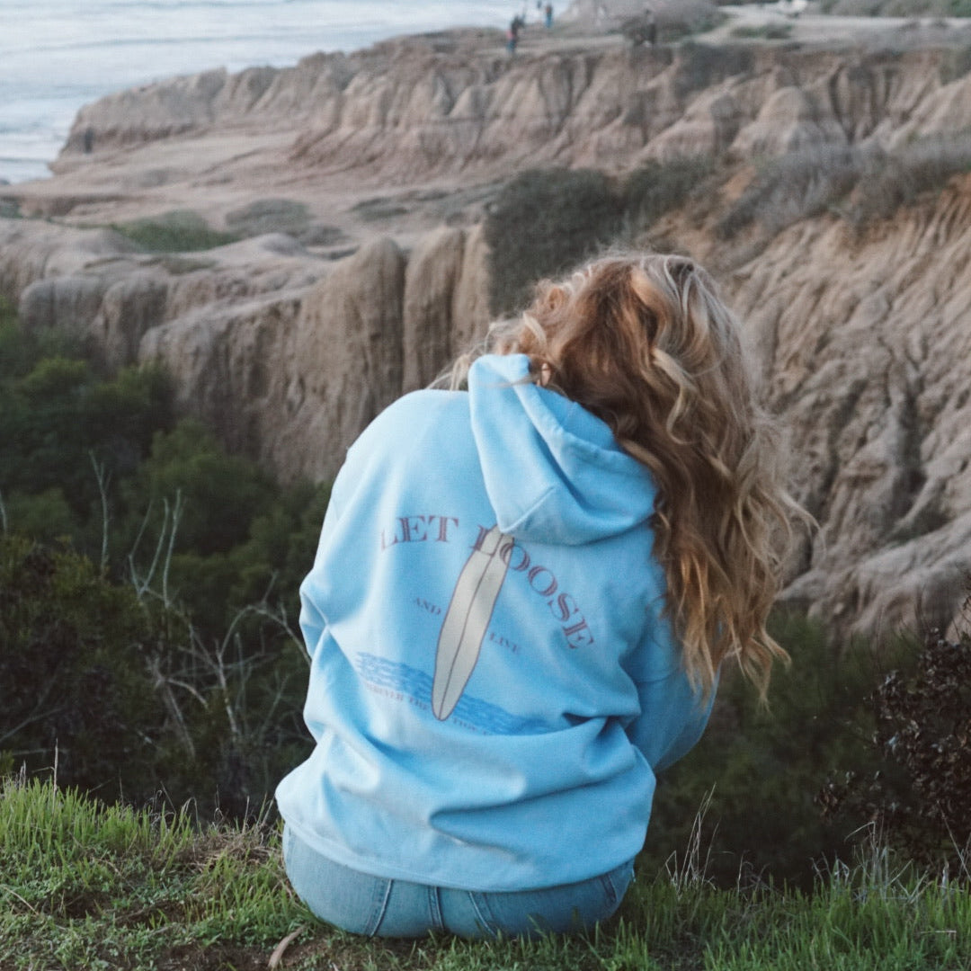Wherever The Tide Takes Us Surfer Hoodie